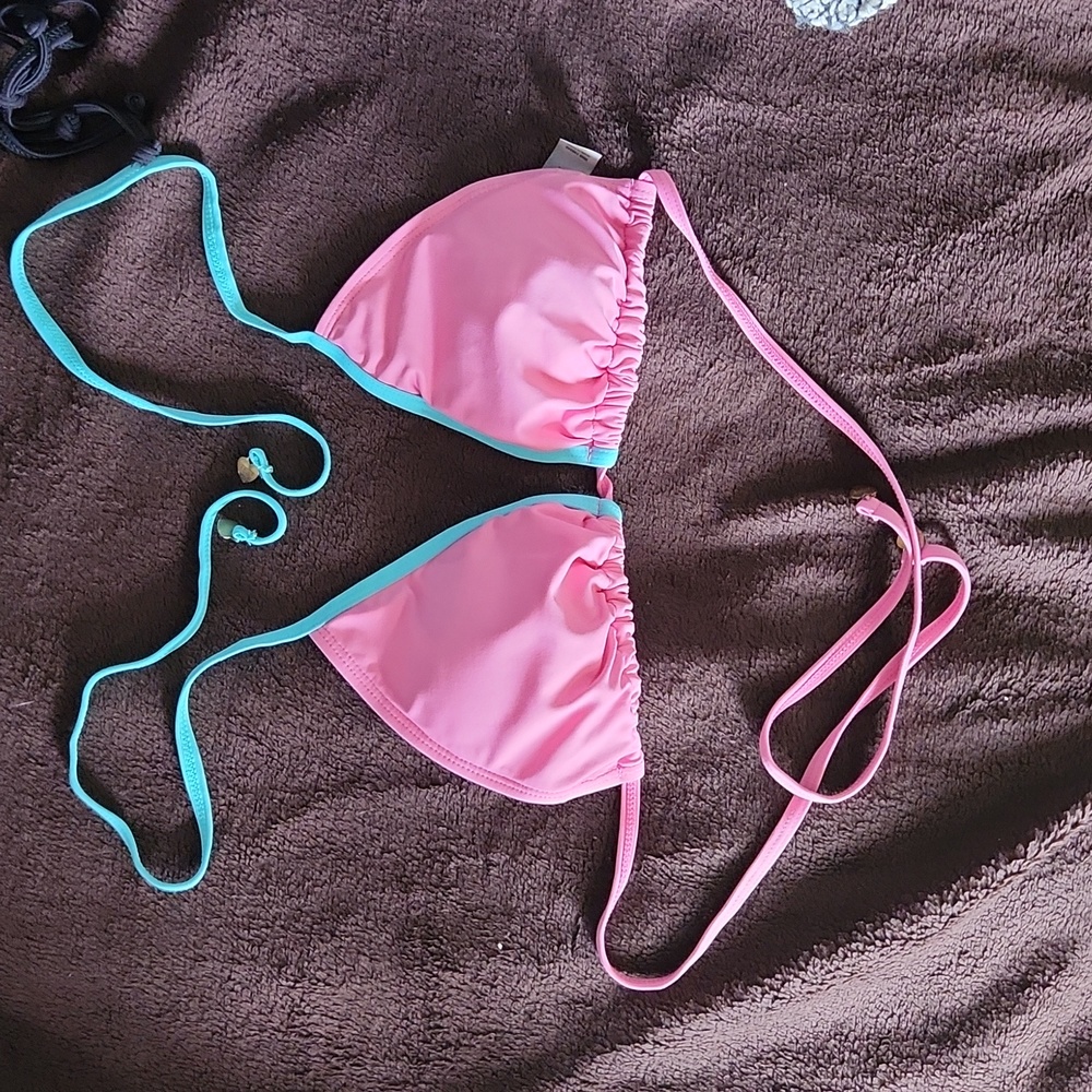 Juicy Couture Pink and Blue Bikini
